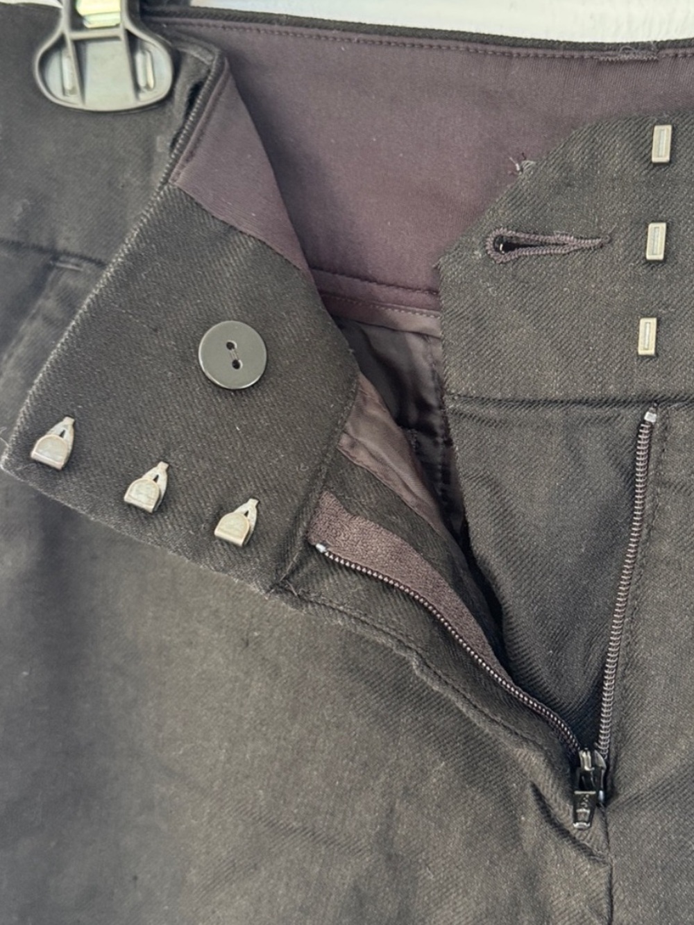 Express Black Linen Blend Shorts - 10 - Picture 7 of 7